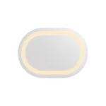 Дзеркало Qtap Gemini 500х700 з LED-підсвічуванням Touch, з антизапотіванням, з димером, рег. темп. кольору (3000-6500K) QT2578R5070