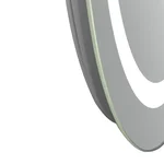 Дзеркало Qtap Gemini 500х700 з LED-підсвічуванням Touch, з антизапотіванням, з димером, рег. темп. кольору (3000-6500K) QT2578R5070