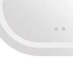 Дзеркало Qtap Gemini 500х700 з LED-підсвічуванням Touch, з антизапотіванням, з димером, рег. темп. кольору (3000-6500K) QT2578R5070