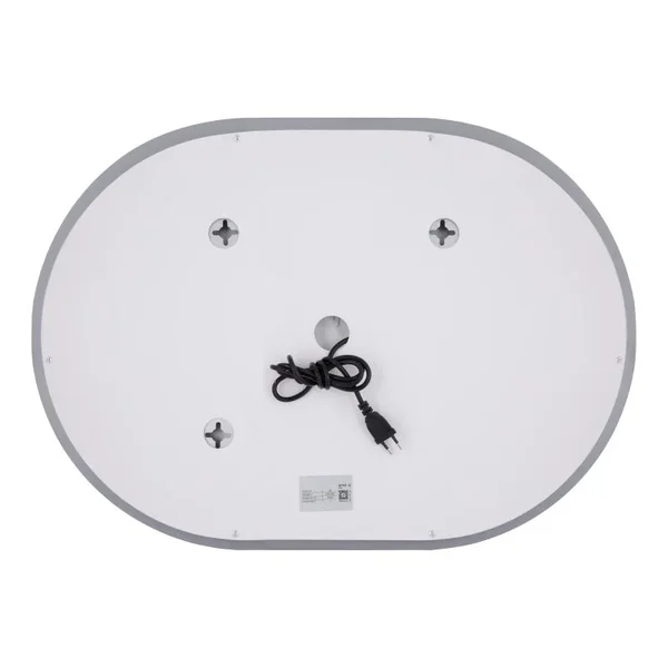 Дзеркало Qtap Gemini 500х700 з LED-підсвічуванням Touch, з антизапотіванням, з димером, рег. темп. кольору (3000-6500K) QT2578R5070