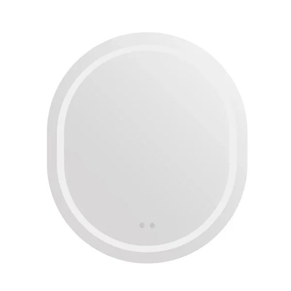 Дзеркало Qtap Gemini 800х700 з LED-підсвічуванням Touch, з антизапотіванням, з димером, рег. темп. кольору (3000-6500K) QT2578R8070