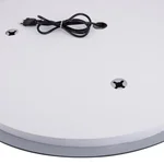 Дзеркало Qtap Gemini 800х700 з LED-підсвічуванням Touch, з антизапотіванням, з димером, рег. темп. кольору (3000-6500K) QT2578R8070