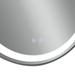 Дзеркало Qtap Gemini 800х700 з LED-підсвічуванням Touch, з антизапотіванням, з димером, рег. темп. кольору (3000-6500K) QT2578R8072B