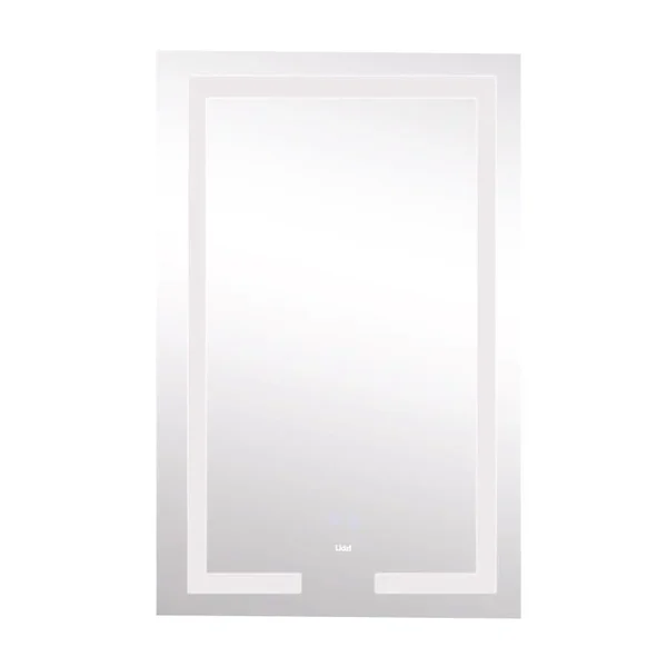Дзеркало Lidz Kubis 500×800 мм сенсорне з LED-підсвічуванням, антизапотіванням та димером (LD78LF9365080)