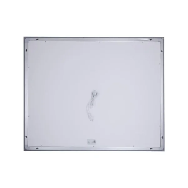 Дзеркало Lidz Kubis 1000×800 мм з сенсорною LED-підсвіткою, антизапотіванням та димером (LD78LF61410080)