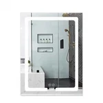 Дзеркало Lidz Kubis сенсорне з LED-підсвічуванням, антизапотіванням та димером (LD78LF9376080)