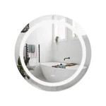 Дзеркало Lidz Aria R600 сенсорне з LED-підсвічуванням, антизапотіванням та димером (LD78LR600)