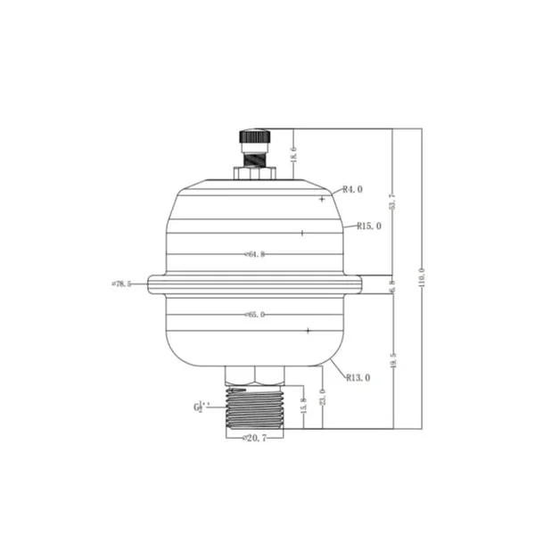 Гаситель гідроударів Thermo Alliance SFE0022W15 Forte 1/2