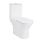 Унітаз-компакт Qtap QT24221215AW Presto Quadro керамічний білий безобідковий з сидінням Soft-close (QT24221215AW)