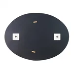 Дзеркало Lidz Latwa 140.07.11 425х575 настінне овальне з декором LD78LA4257