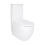 Унітаз-компакт підлоговий Qtap Robin New Ultra Quiet білий безобідковий з сидінням Soft-close (QT13226083AW)
