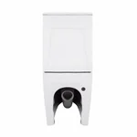 Унітаз-компакт підлоговий Qtap Robin New Ultra Quiet білий безобідковий з сидінням Soft-close (QT13226083AW)
