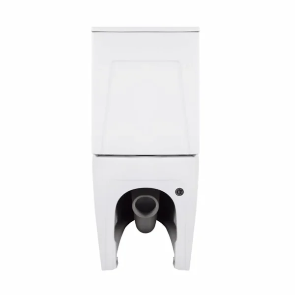 Унітаз-компакт підлоговий Qtap Robin New Ultra Quiet білий безобідковий з сидінням Soft-close (QT13226083AW)