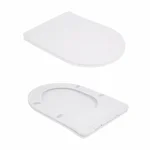 Унітаз-компакт підлоговий Qtap Robin New Ultra Quiet білий безобідковий з сидінням Soft-close (QT13226083AW)