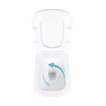 Унітаз підвісний Qtap QT17332303AW Tern Ultra Quiet білий безобідковий з сидінням soft-close (QT17332303AW)