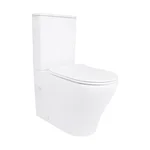 Унітаз-компакт підлоговий Qtap QT18226092AW Virgo Ultra Quiet керамічний білий, безобідковий з сидінням Soft-close (QT18226092AW)
