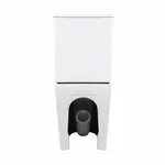 Унітаз-компакт підлоговий Qtap QT18226092AW Virgo Ultra Quiet керамічний білий, безобідковий з сидінням Soft-close (QT18226092AW)