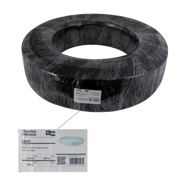 Труба металопластикова Thermo Alliance TAS01116200 PERT-AL-PERT 16х2.0 мм бухта 200 м (TAS01116200)