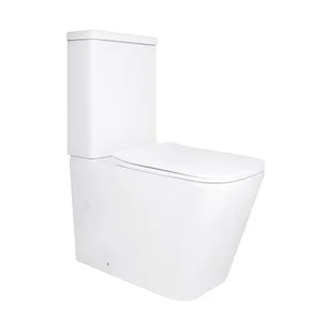 Унитаз-компакт Qtap QT27228303W Stenava белый безободковый с сиденьем Soft-close (QT27228303W)