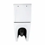 Унитаз-компакт Qtap QT27228303W Stenava белый безободковый с сиденьем Soft-close (QT27228303W)