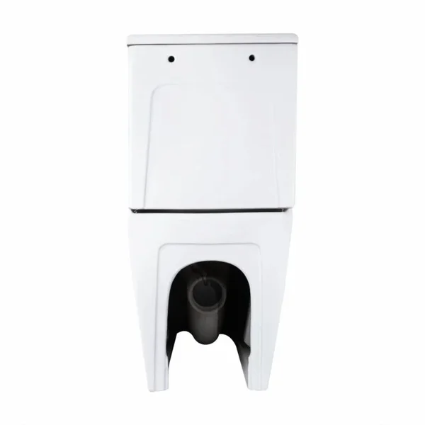 Унитаз-компакт Qtap QT27228303W Stenava белый безободковый с сиденьем Soft-close (QT27228303W)