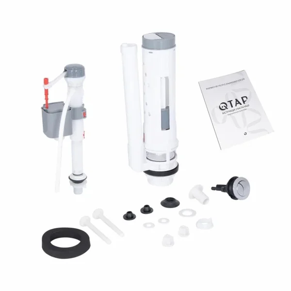 Унітаз-компакт підлоговий Qtap QT06228380BW Dove Rimless білий керамічний з дюропластовим сидінням Soft-close (QT06228380BW)