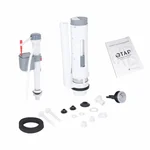 Унітаз-моноблок підлоговий Qtap Kolibri Ultra Quiet безобідковий з сидінням Soft-close WHITE QT10226380W