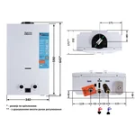 Газова колонка Thermo Alliance JSD20-10CLM димохідна 10 л/хв біла (JSD2010CLMWHITE)
