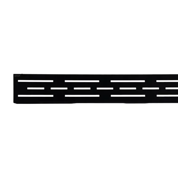 Решетка для линейного трапа Qtap Grate FD700 черная из нержавеющей стали, 700 мм (QTGRATEBLAFD700)