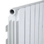 Радиатор биметаллический Thermo Alliance Bi-Vulcan PLUS 500/100 белый, секция 1, 8 кг (V500100BPLUS)