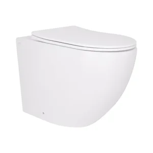 Унитаз подвесной Qtap Robin Ultra Quiet белый керамический, безободковый с сиденьем Soft-close (QT13332381AW)