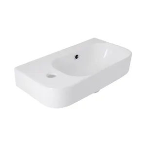 Раковина Qtap Tern керамическая белая подвесная 450×250 мм (QT1711H02LW)