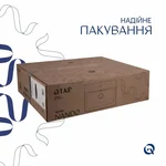 Раковина Qtap Nando LT керамическая черная матовая подвесная (QT12116146AMB)