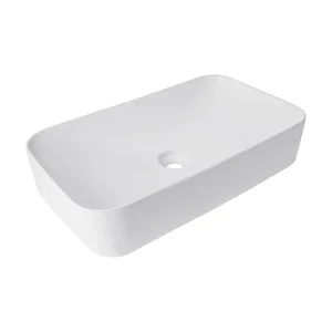 Раковина-чаша Qtap QT17118140W Tern 610×350×135 мм керамическая белая накладная (QT17118140W)
