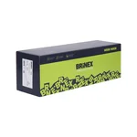 Смеситель для ванны Brinex Pure 005 из нержавеющей стали цвета никель с длинным поворотным изливом и душевым гарнитуром (BRIPUR005NKL)