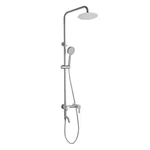 Душевая система Brinex BRIPUR1030NKL Pure 1030 из нержавеющей стали на 3 потребителя (BRIPUR1030NKL)