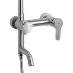 Душевая система Brinex BRIPUR1030NKL Pure 1030 из нержавеющей стали на 3 потребителя (BRIPUR1030NKL)