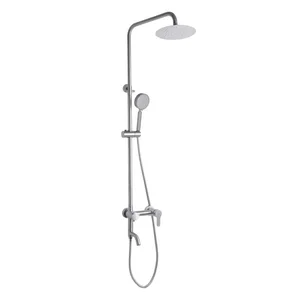 Душевая система Brinex BRIPUR1030NKL Pure 1030 из нержавеющей стали на 3 потребителя (BRIPUR1030NKL)