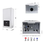 Котел газовый конденсационный Airfel Optimum Premix двухконтурный 23 кВт (A2CPX023EARU)