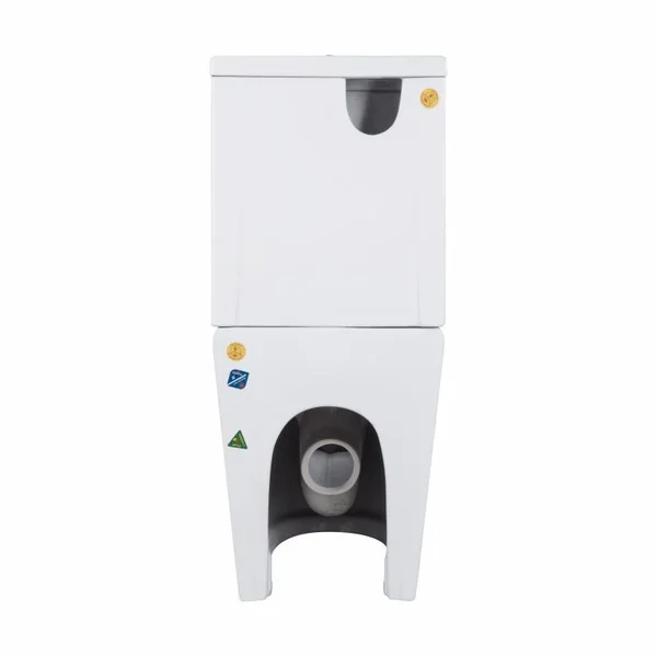 Унітаз-компакт підлоговий Qtap QT16222182TW Swan Ultra Quiet керамічний білий, безобідковий із сидінням Soft-close (QT16222182TW)