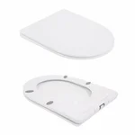 Унітаз-компакт підлоговий Qtap QT16222182TW Swan Ultra Quiet керамічний білий, безобідковий із сидінням Soft-close (QT16222182TW)