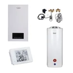 Комплект для котельной 4 в 1 Thermo Alliance с электрическим котлом 8 кВт, напольным бойлером 100 л и Wi-Fi термостатом (TA149DCN847146)