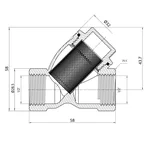Фильтр грубой очистки Thermo Alliance Forte 1/2