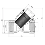 Фильтр грубой очистки Thermo Alliance Forte 1 1/4