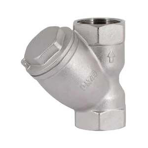 Косой фильтр грубой очистки воды Thermo Alliance Forte TAF124W50 латунный никелированный 2