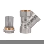 Косой фильтр грубой очистки Thermo Alliance Standart TAS124W25 латунный никелированный 1