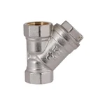 Фільтр газовий косий Thermo Alliance Standart TAS125G15 латунний нікельований 1/2