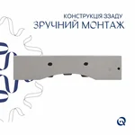Подвесная раковина Qtap Nando LT керамическая белая 610×420 мм с керамическим донным клапаном (QT12112173WN47326)