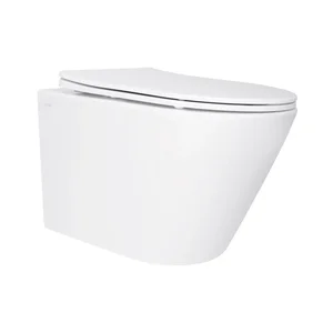 Унитаз подвесной Qtap Swan безободковый с сиденьем Soft-close QT16335180W