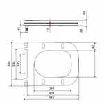 Сиденье для унитаза Qtap SD00053478 Tern дюропластовое черное матовое с микролифтом и быстрым снятием (QTSC179MB47354)